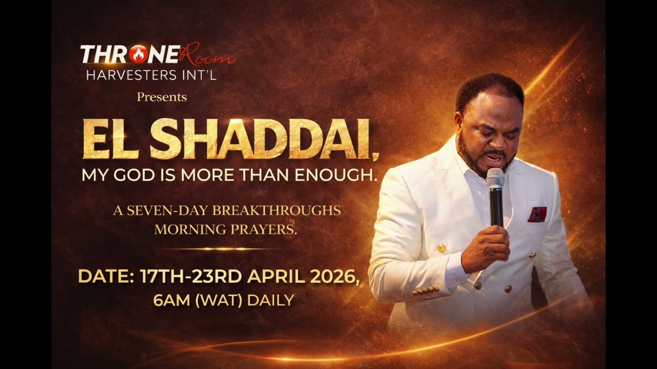 DAY FIVE: 7-DAY BREAKTHROUGH MORNING PRAYERS :: FEB 21ST :: THRONEROOM HARVESTERS TV