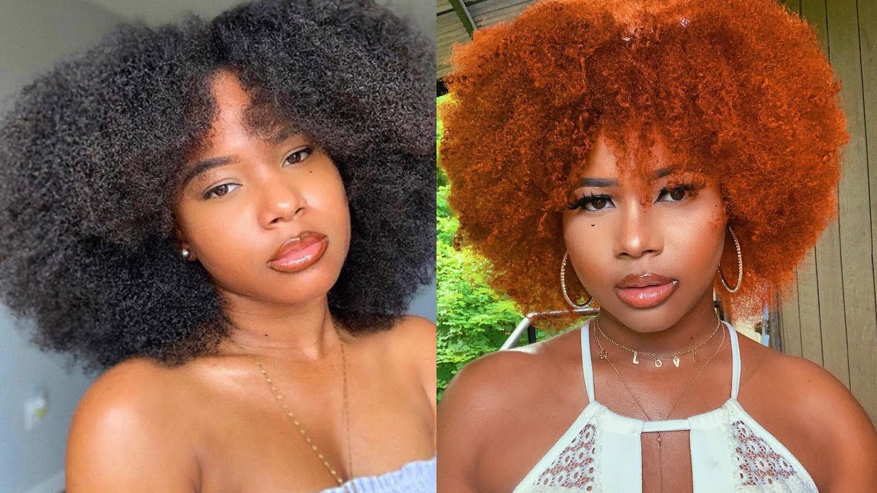 I DYED MY NATURAL HAIR ORANGE|ItsPauldineJ