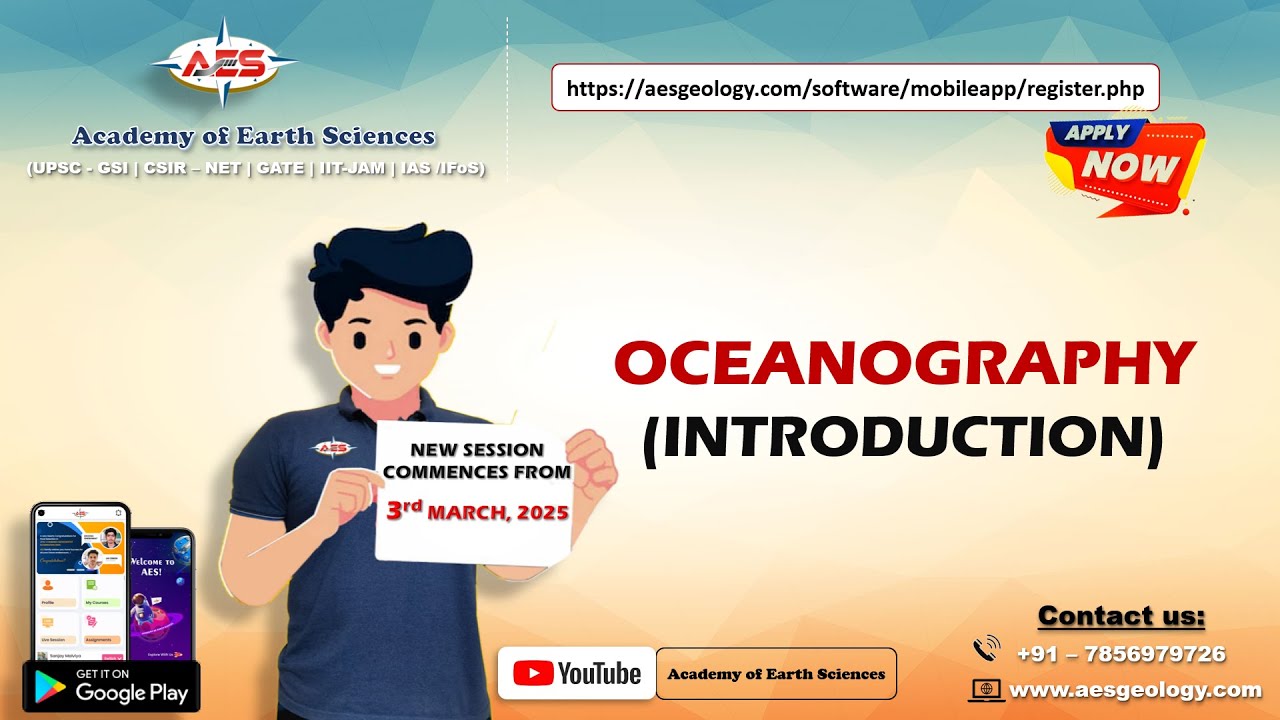 Introduction to Oceanography | CSIR-NET