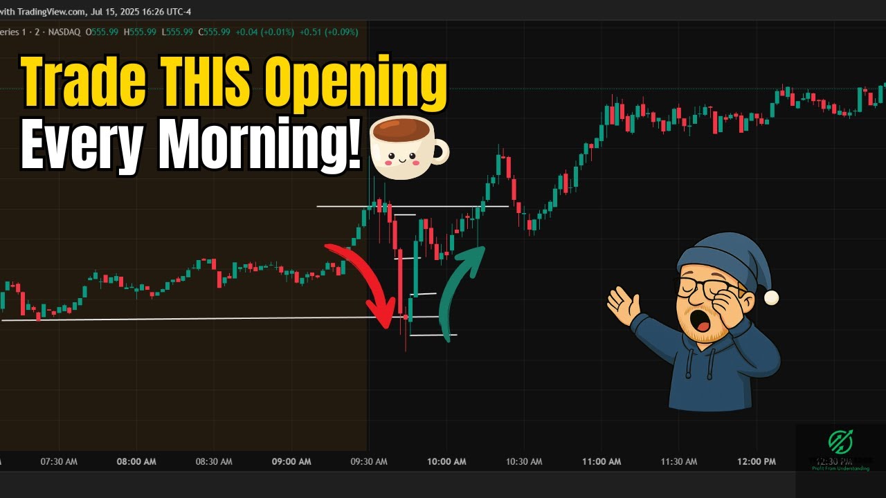 How I Trade the Open with Just Two Lines and One Candle