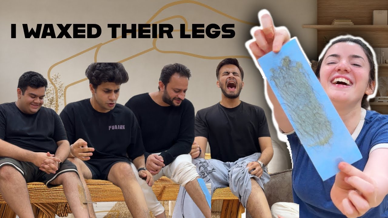 WAXING FOR THE BOYS CAUSE THEY LOST🤪 | Jiggar & Aastha