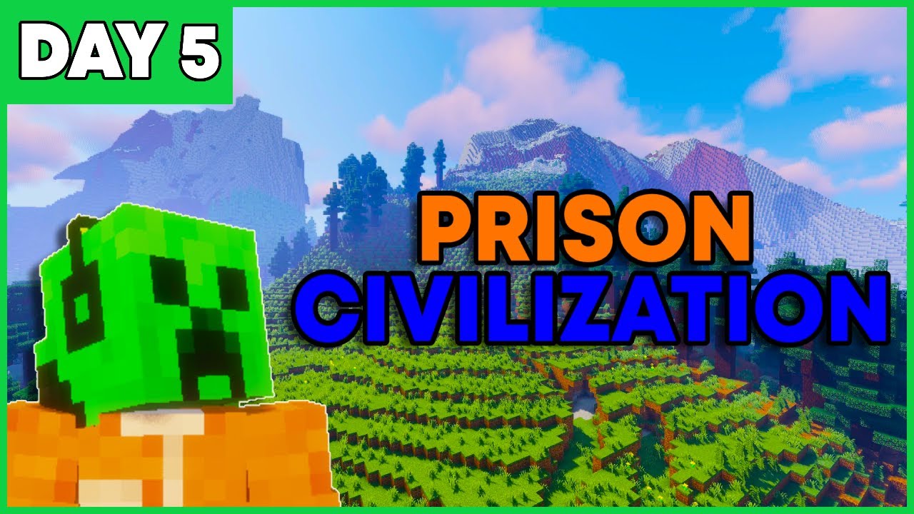 Cl1pz Prison Civilization Event  - The Woke Mafia | DAY 5 | Minecraft | (LIVE 🔴)