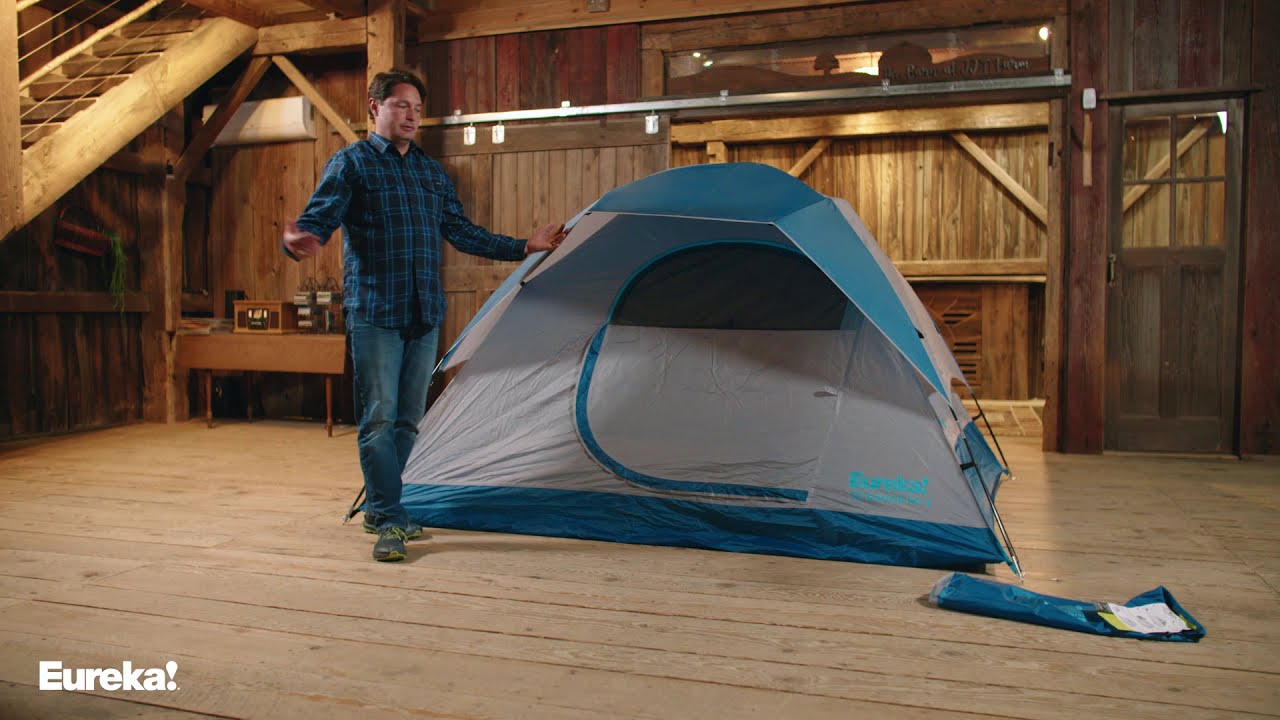 Tent Set Up Video - Eureka! Tetragon NX