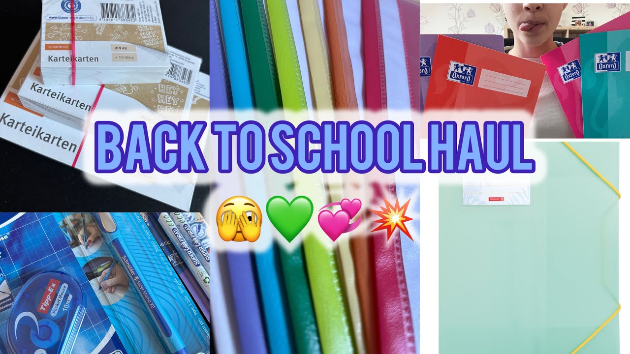 ✨Back to School Haul✨2025 BtS-Reihe Part 1 😝😭🫶💥 