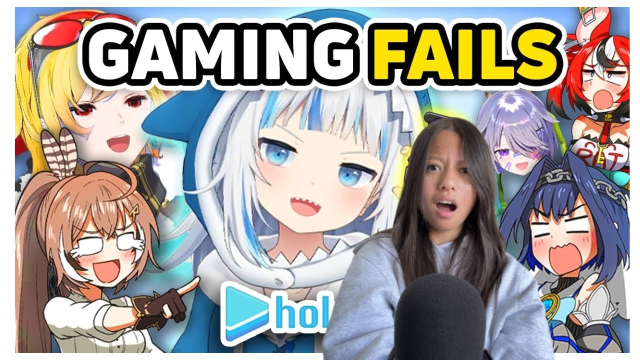 The FUNNIEST Hololive Gaming Fails REACTION