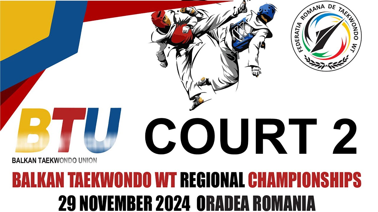 Court 2 - Balkan TKD-WT Regional Championship 2024