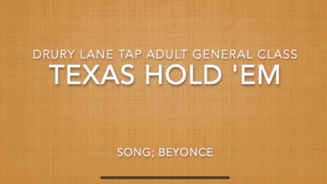 Texas Hold ‘Em - DRURY LANE TAP