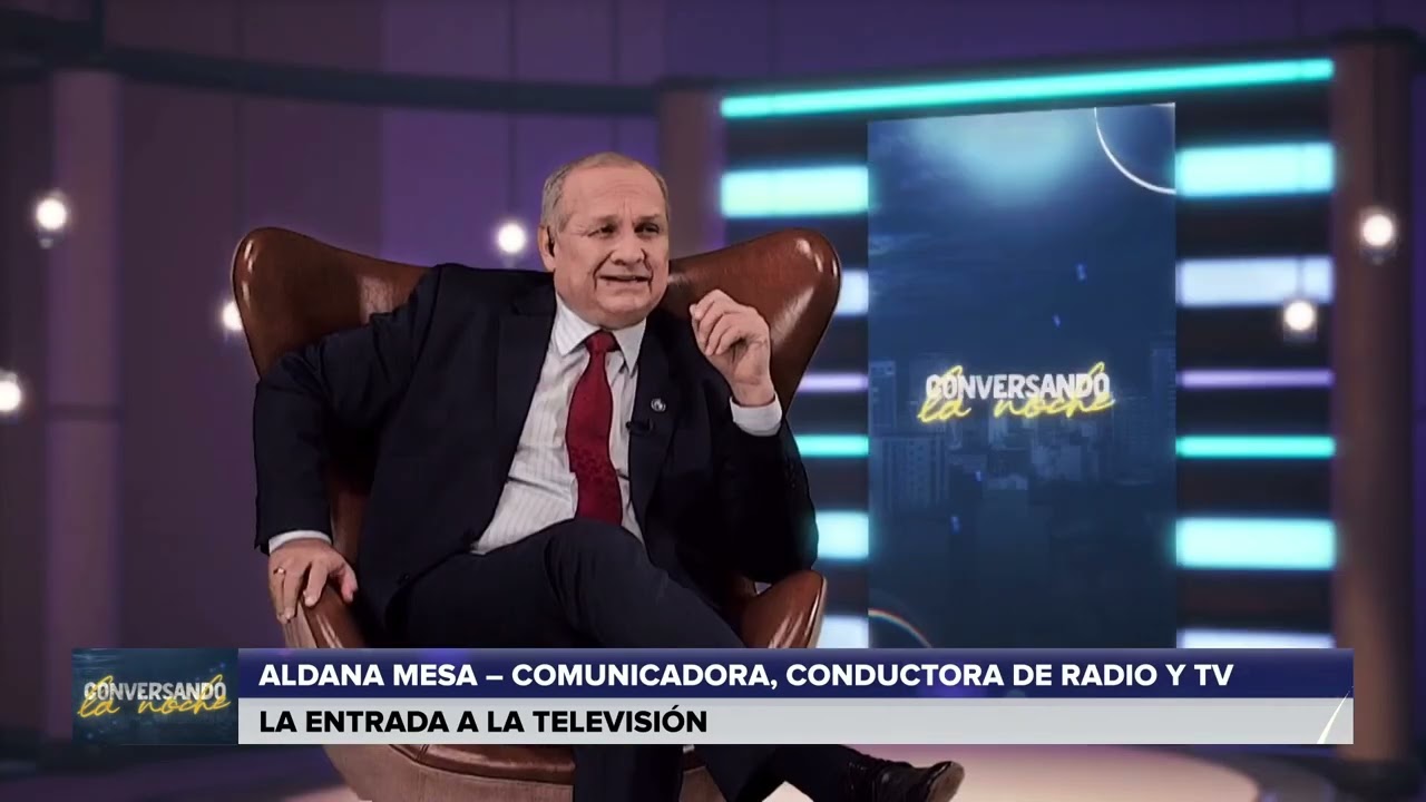 #conversandolanoche con Aldana Mesa, conductora de Radio y TV