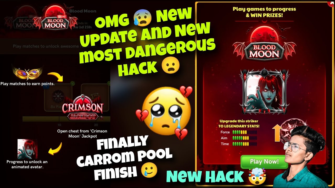 New Hack In carrom pool 😵😰 | most dangerous hack Carrom Pool game 🥲 | Carrom Pool New Event