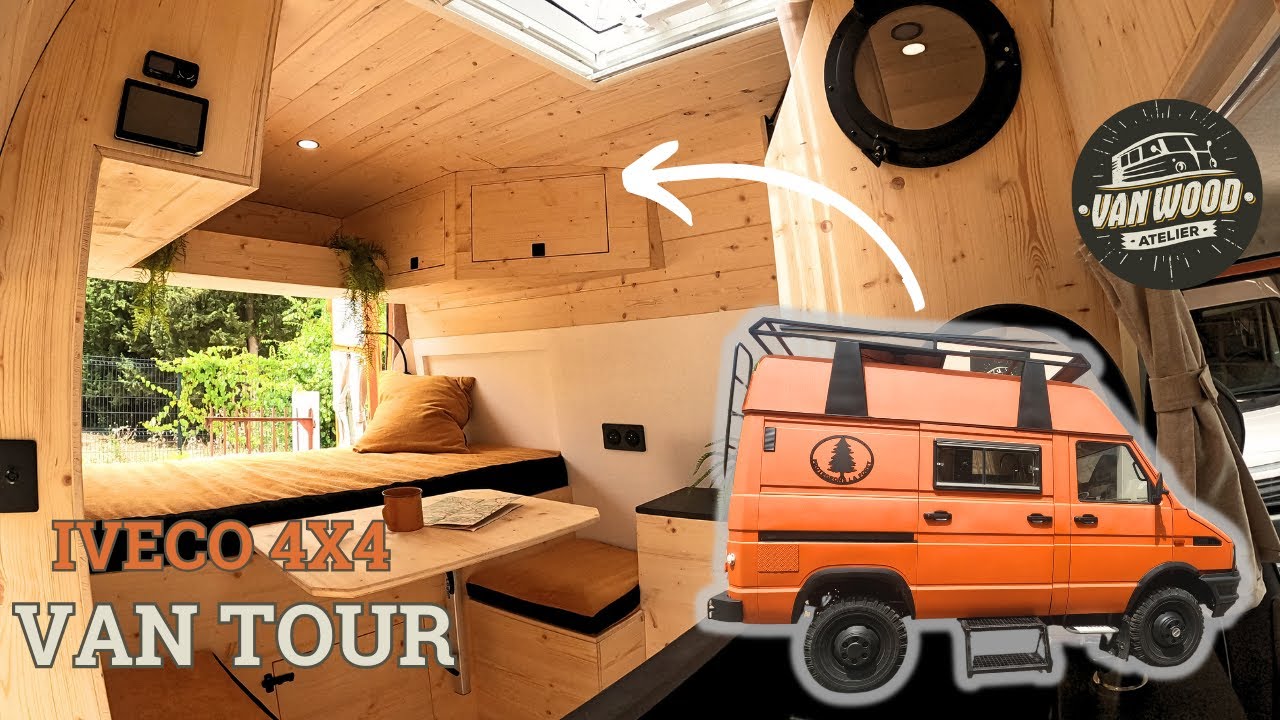 VANTOUR IVECO DAILY 4X4 VASP /AMENAGEMENT COMPLET DANS UN PETIT FOURGON L1H2 😱 🚐