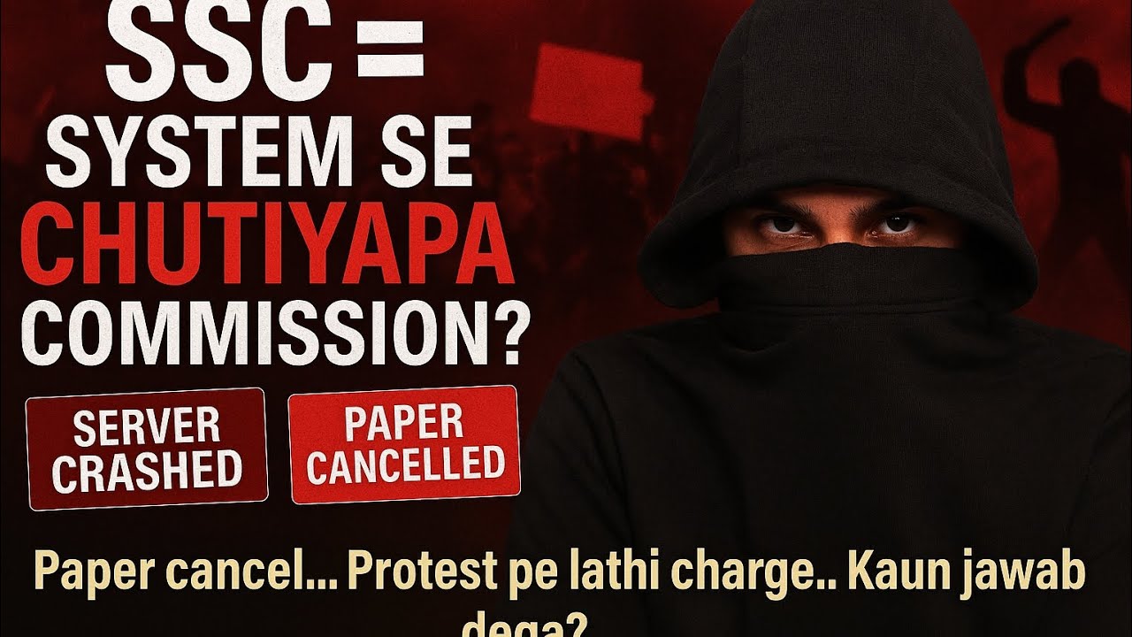 &ldquo;SSC = System Se Chutiyapa Commission? | Protest, Paper Cancel & Truth&rdquo;