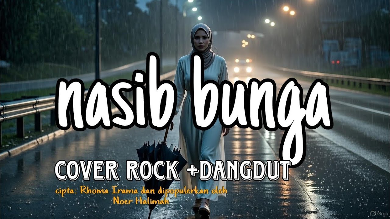 Nasib Bunga (Energi Dangdut Rock Cover) | Musik Kerja Malam Bikin Fokus