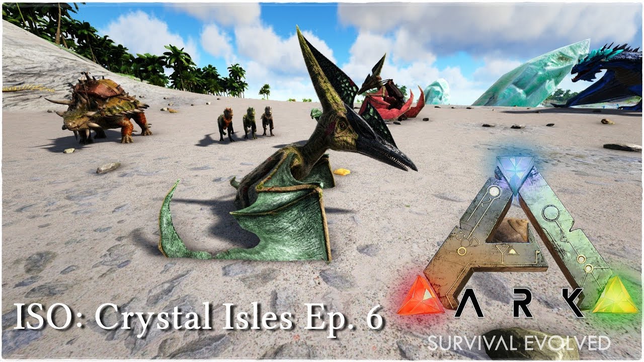 ARK Crystal Isles - Ep. 7 - Pteranodon breeding!