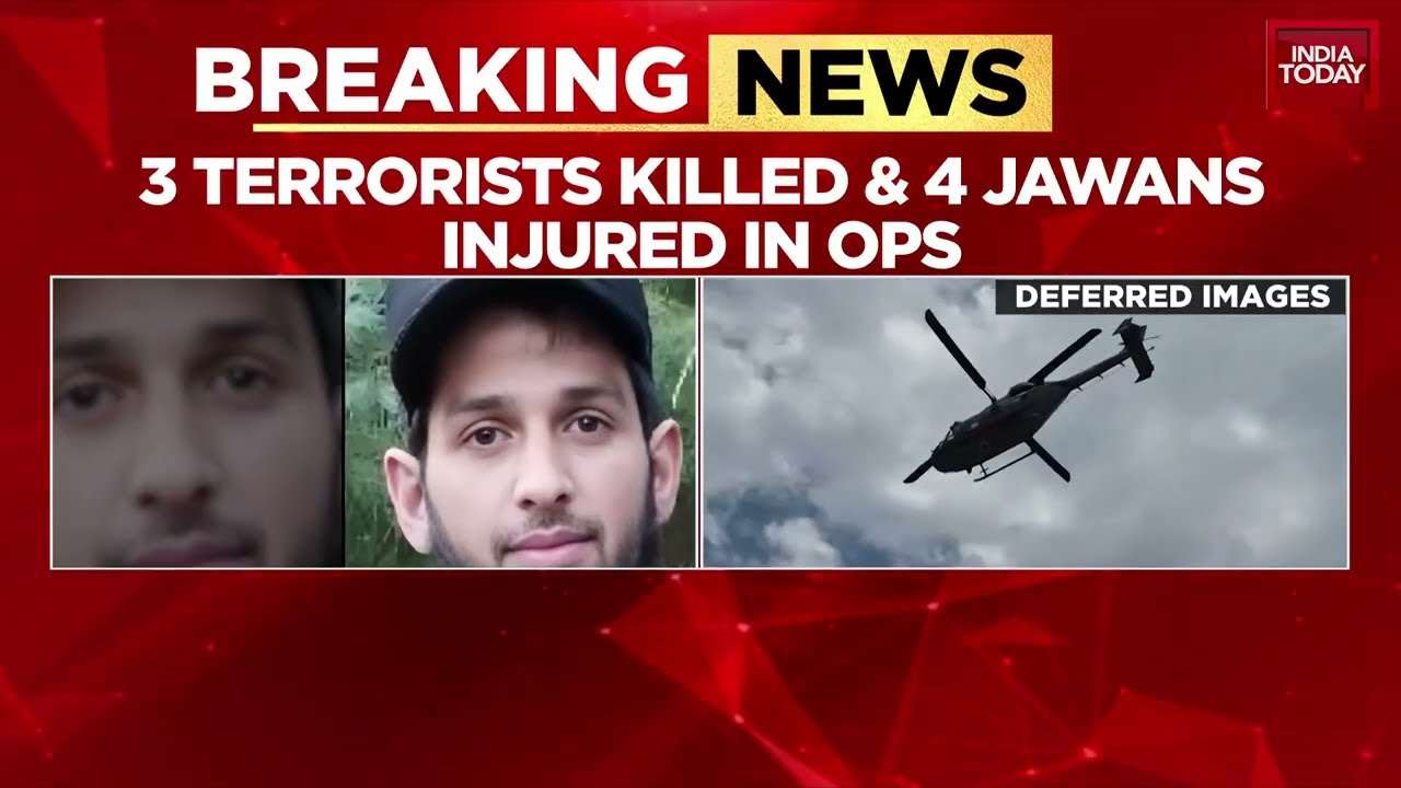 Operation Akhal: Day 4 in Kulgam forest, 3 terrorists killed, 4 soldiers injured in fierce gunfight.