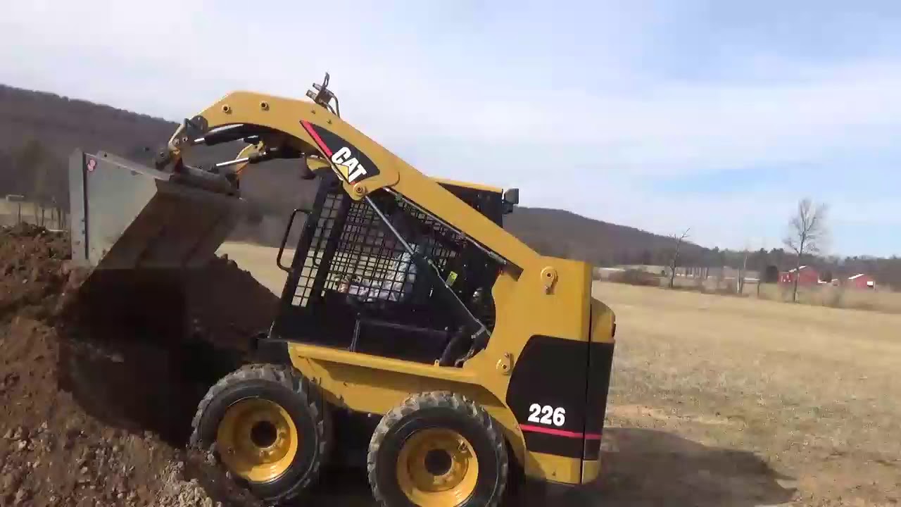2007 Caterpillar Cat 226B Rubber Tire Skid Steer Loader For Sale Joy Stick New Tires For Sale Nice