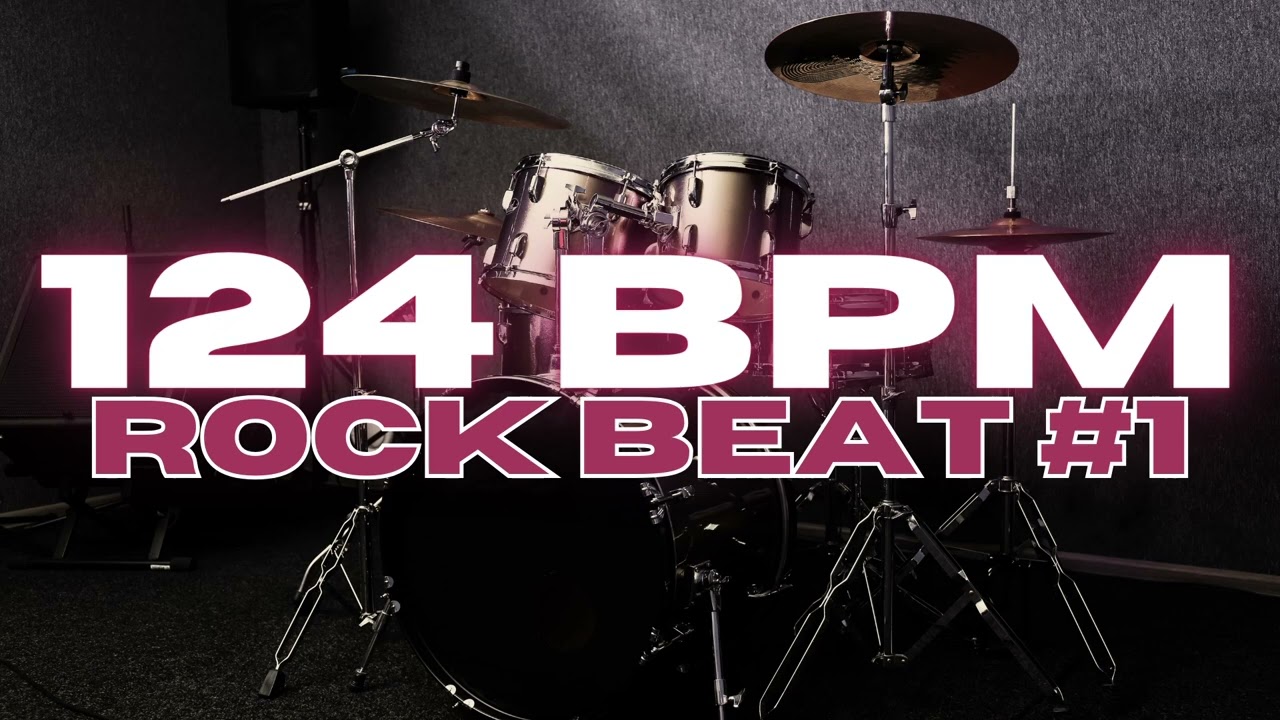 124 BPM - Rock Drum Beat - Loop 1