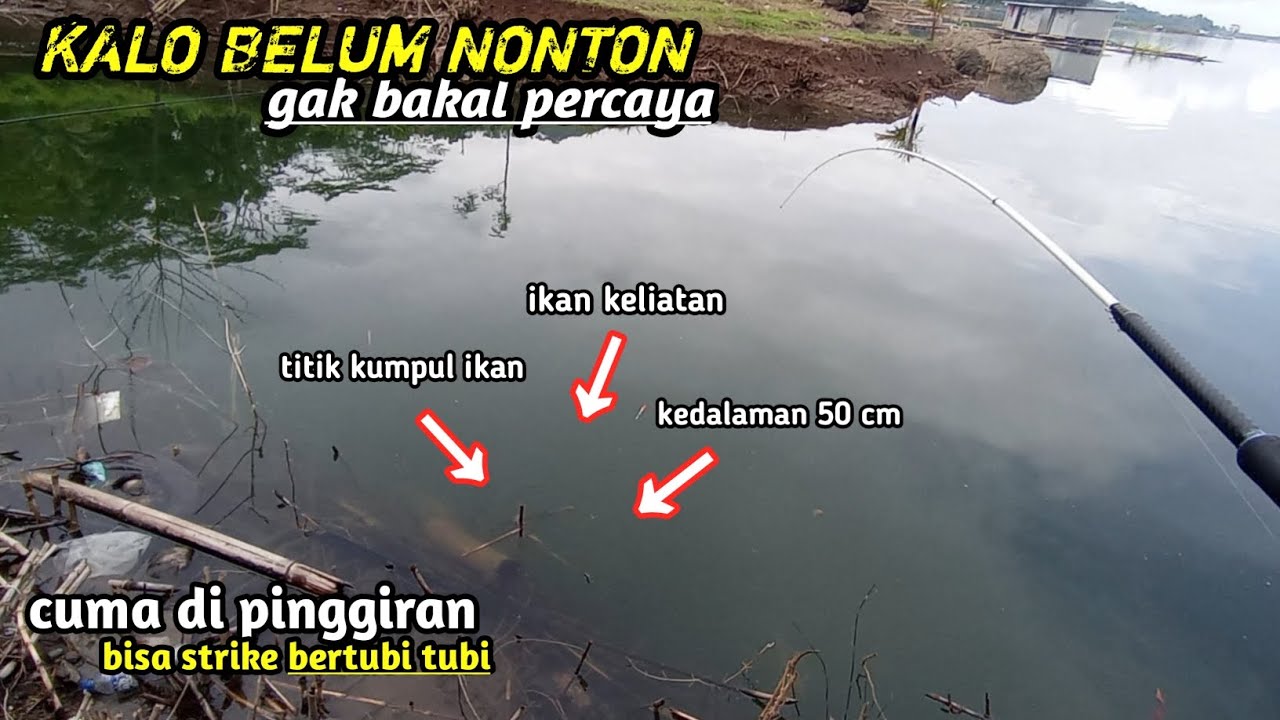 KALO BELUM NONTON GAK BAKAL PERCAYA‼️strike bertubi-tubi di pinggiran waduk wadaslintang