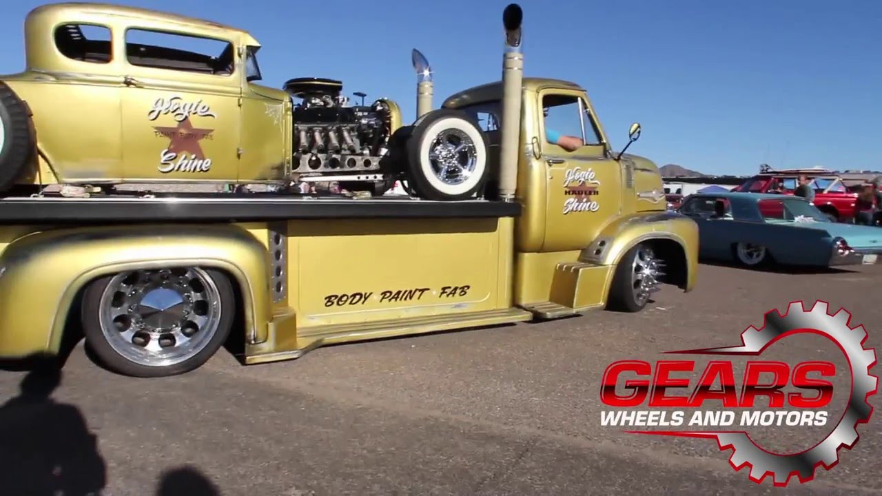 Hoagie Shine Hauler 1953 Ford COE / Gears Wheels and Motors
