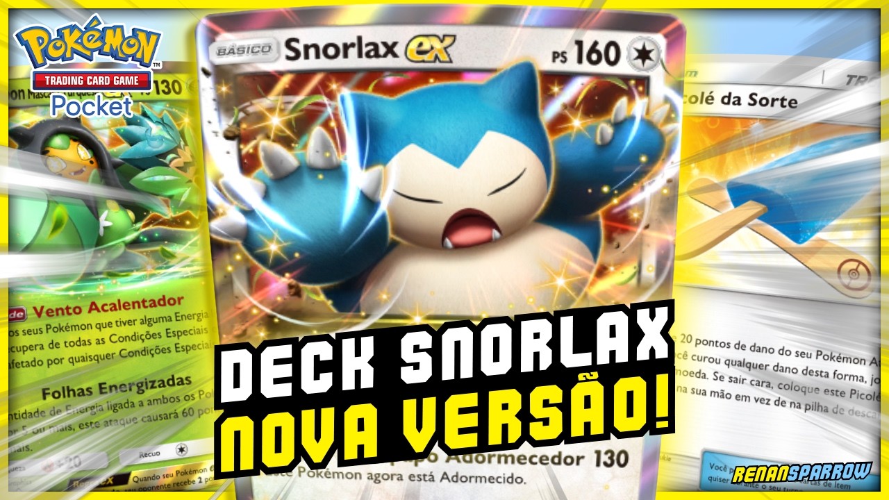 NOVO OGERPON EX É PERFEITO PARA O DECK SNORLAX! || Pokémon TCG Pocket #452