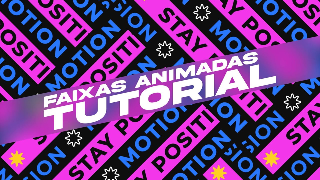 ANIMAÇÃO DE FAIXAS DE TEXTO NO AFTER EFFECTS | TUTORIAL