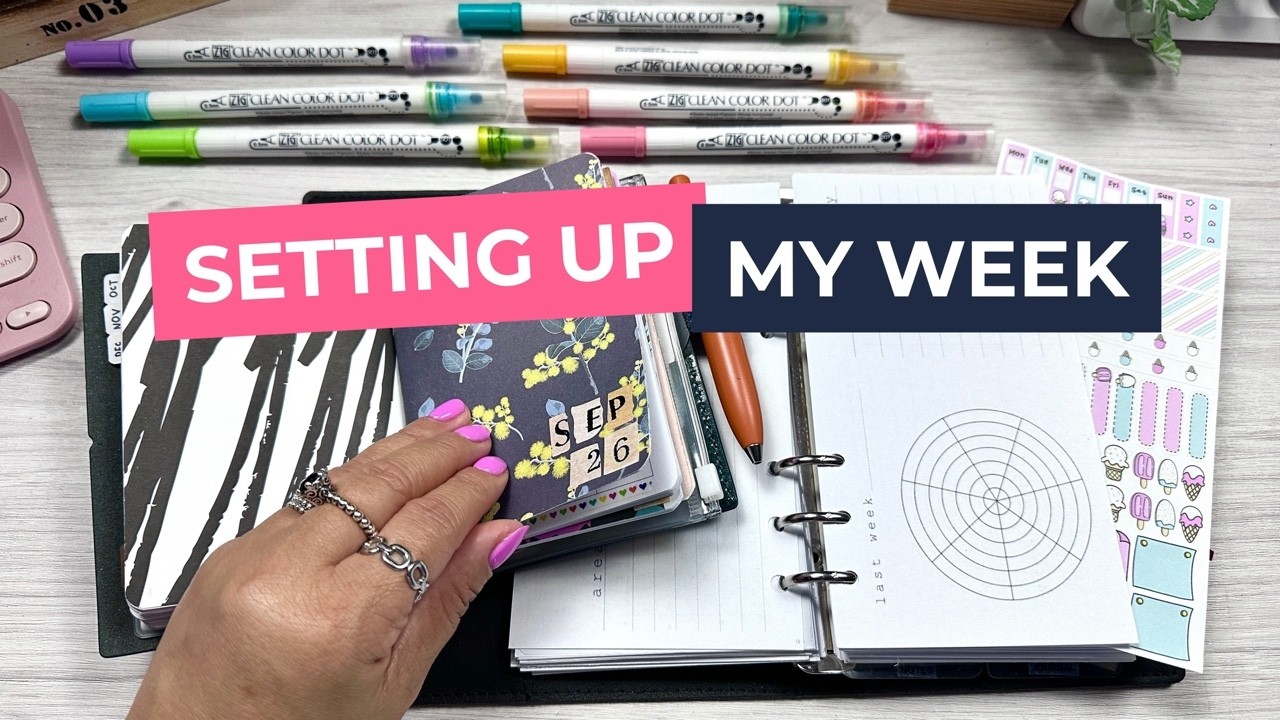 Setting Up My Personal Planner for the Week | Plan With Me