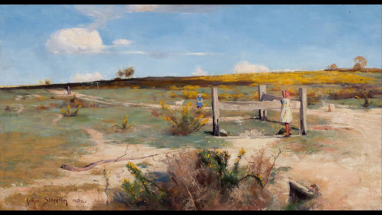 Sir Arthur Ernest Streeton (1867-1943)  An Australian landscape and painter of the Heidelberg School