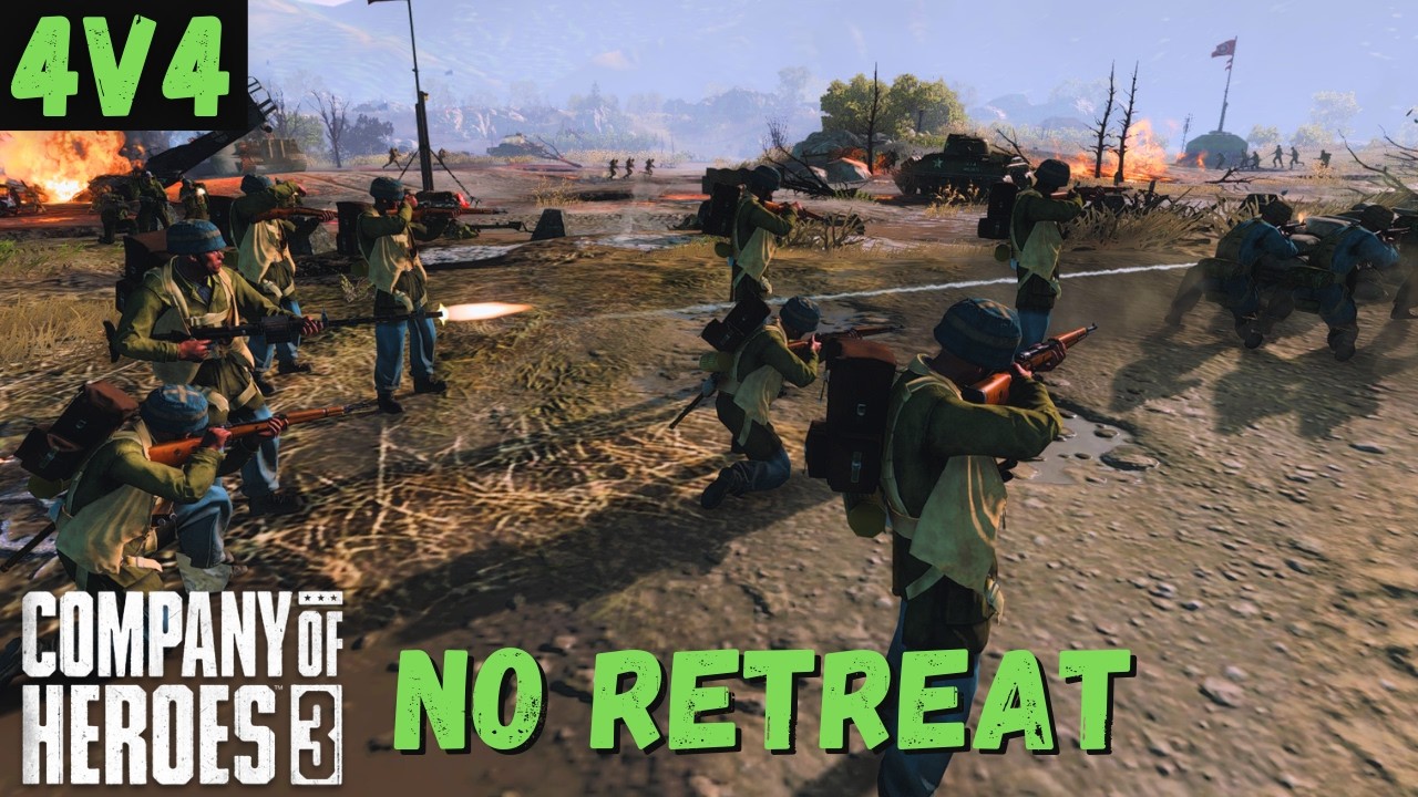 Carnage - Only One Way Out | 4v4 | Company of Heroes 3