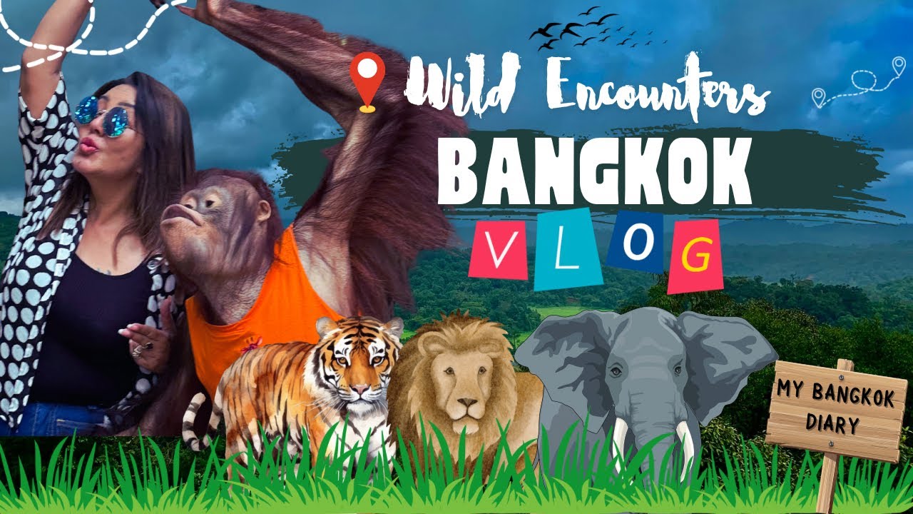Exploring Safari & Marine Park Bangkok | Full Day Vlog .