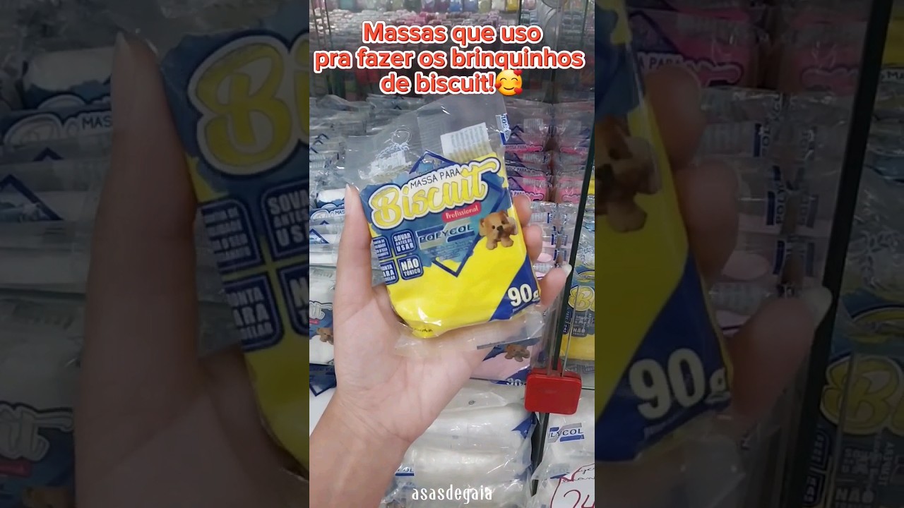 MELHORES massas de biscuit pra fazer brincos!🥰