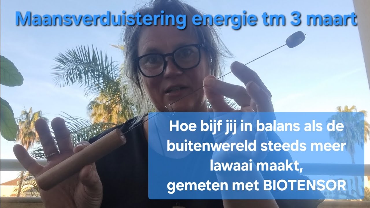💛💙 Energie tm maansverduistering v 3 MRT, met biotensor. Buitenwereld wordt steeds chaotischer 💛💙 