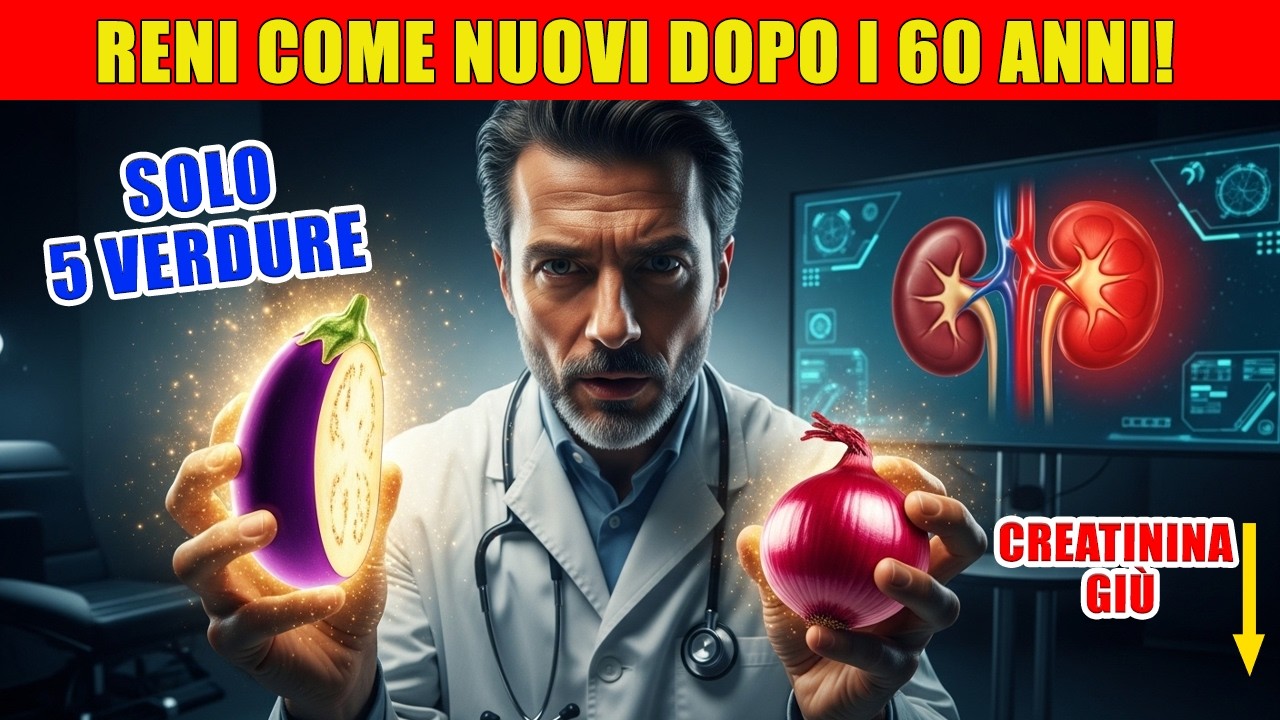 Reni più giovani dopo i 60? Queste 5 verdure puliscono il tuo sangue naturalmente!