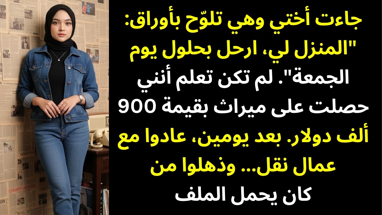 أختي حاولت سرقة المنزل الذي تركه لي جدي… لكنها لم تكن تعلم أنني سبقتها بخطوة