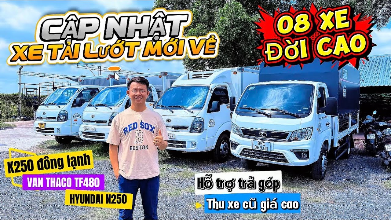 XE TẢI CŨ MỚI VỀ BÃI NGÀY 28/02/26 | CUỐI TUẦN VỀ THÊM NHIỀU XE TẢI CŨ ĐỜI CAO | KIA K250 - TF480 2s