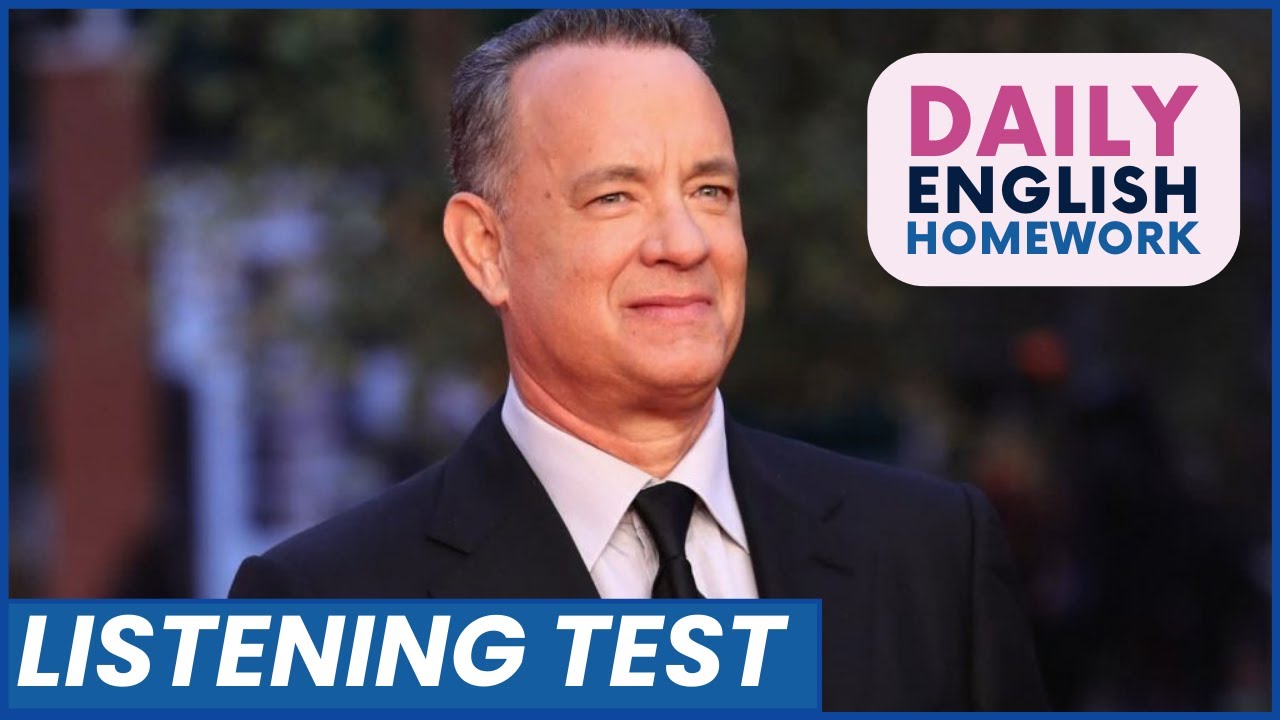 Tom Hanks Speaks English | Listening Test