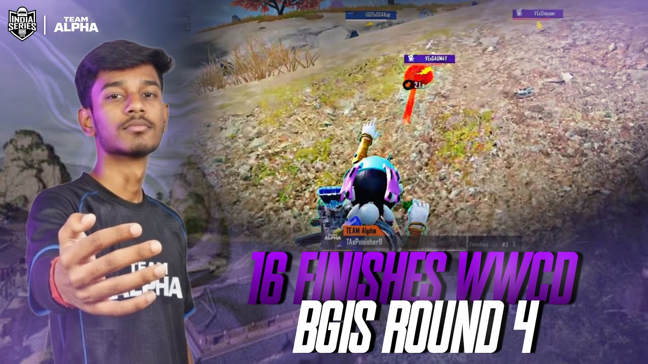51 POINTS IN ROUND 4 DAY 1🔥 | RONDO 16 FINISHES WWCD POV❤️‍🔥💥| TEAM ALPHA | 🧿
