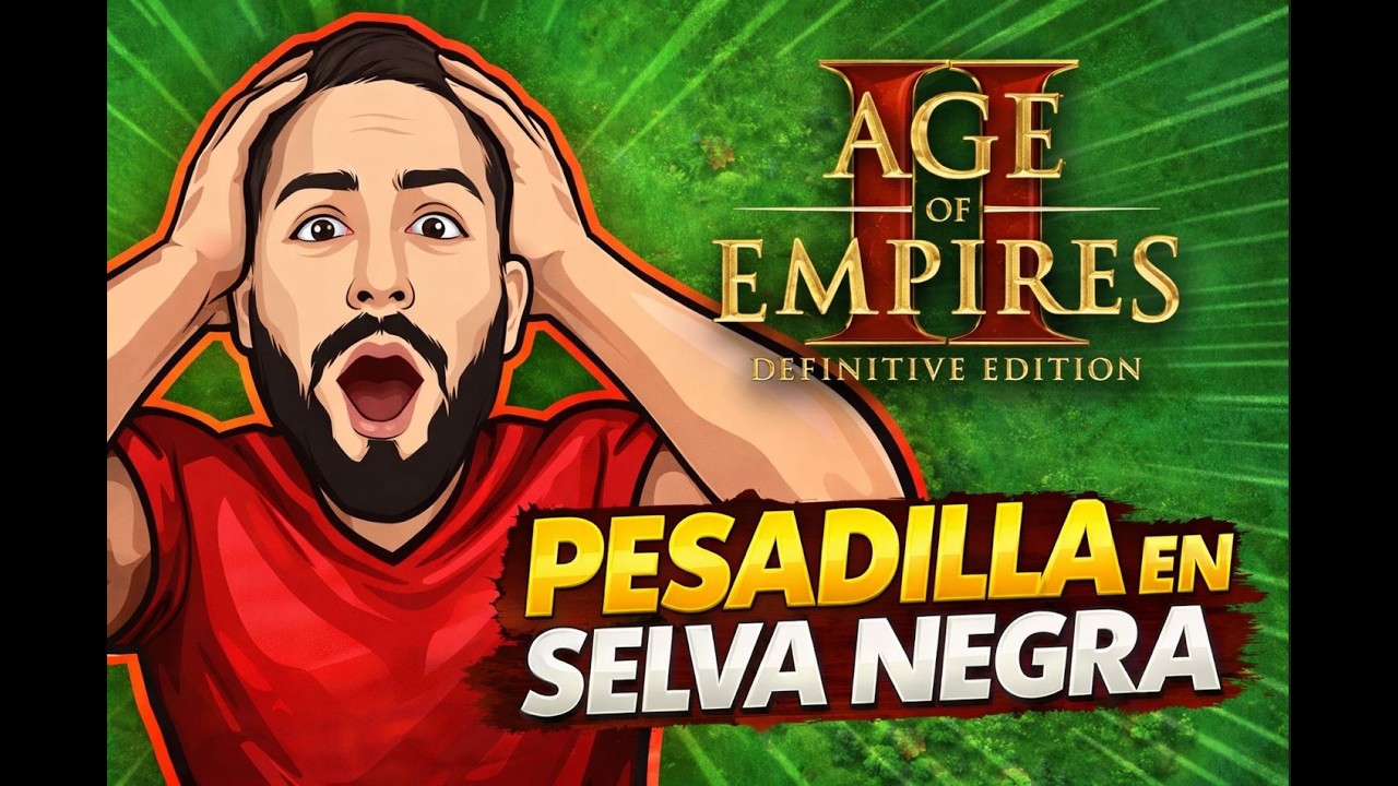 PESADILLA EN SELVA NEGRA 😱 | Persas al Límite en Age of Empires II Definitive Edition