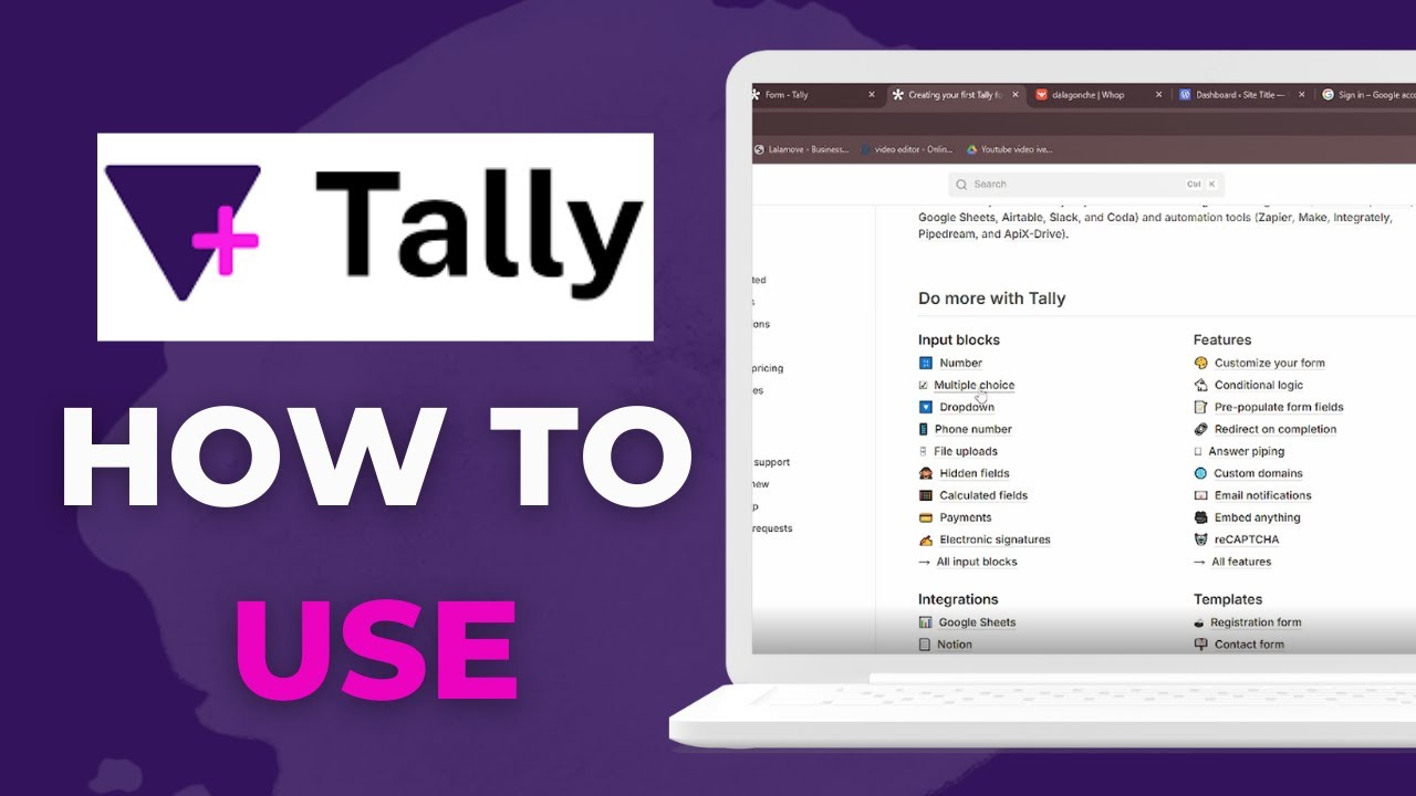How To Use Tally so Beginner Tutorial
