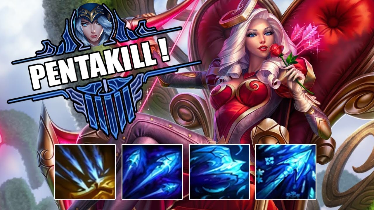 Видеомонтаж с Эш: 1000 IQ, пентакилл и эпические моменты на карте Summoner's Rift!!