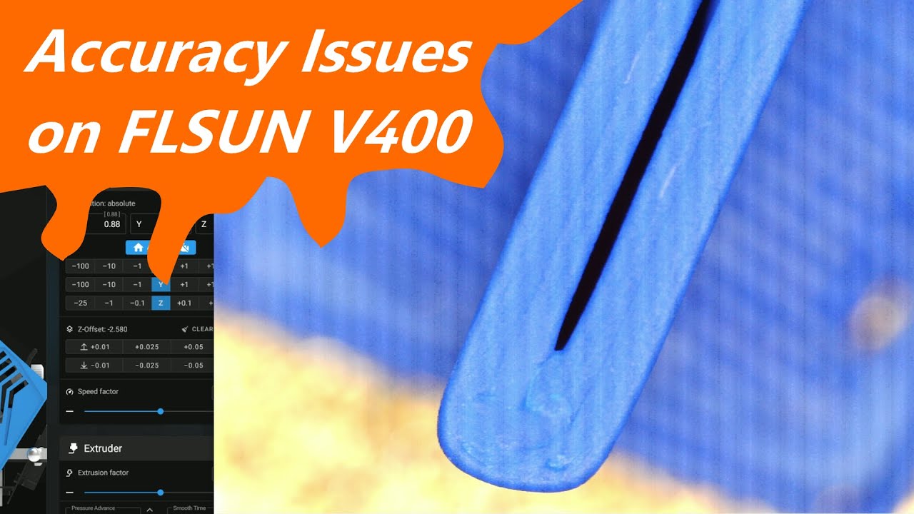 FLSUN V400 Delta Printer Accuracy Issues