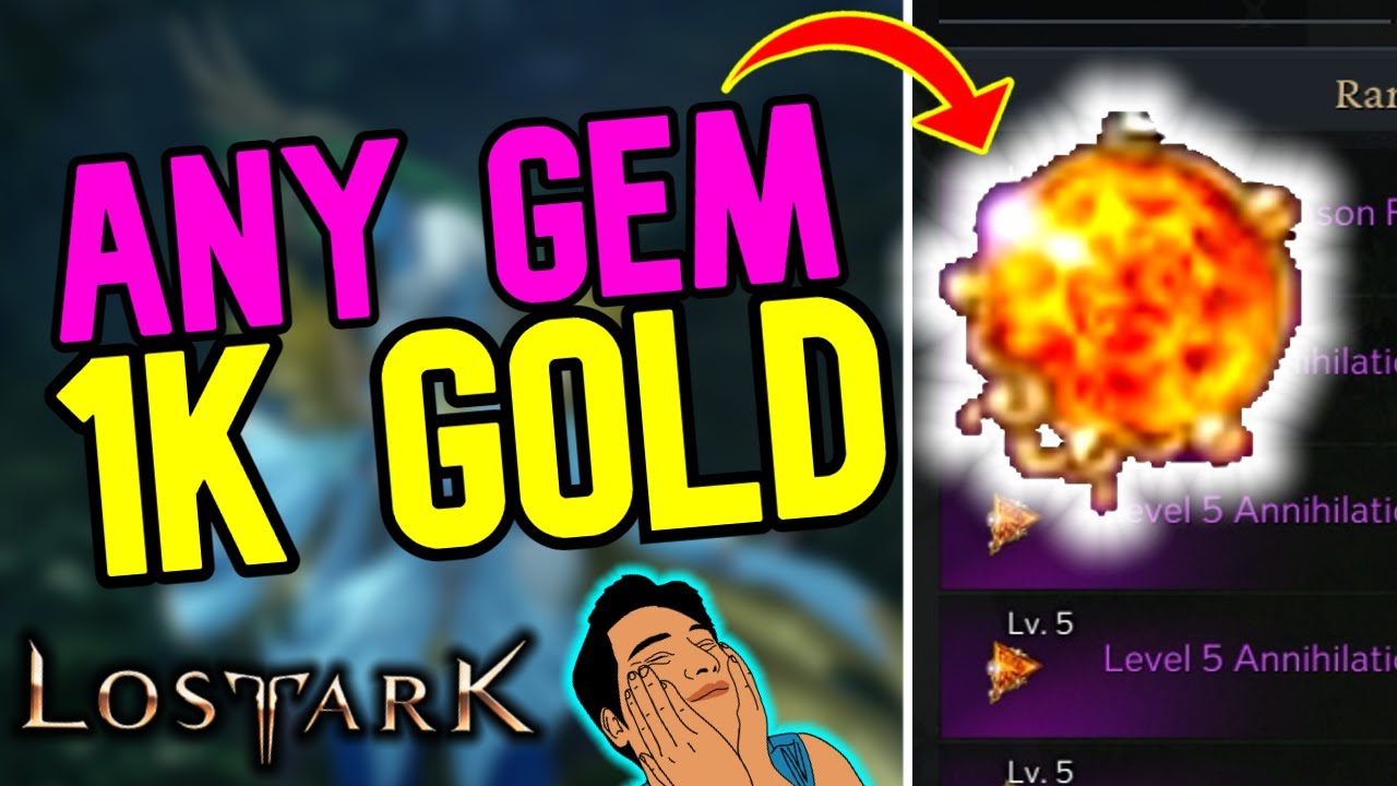 Take advantage of gems and make MORE GOLD | Lost Ark