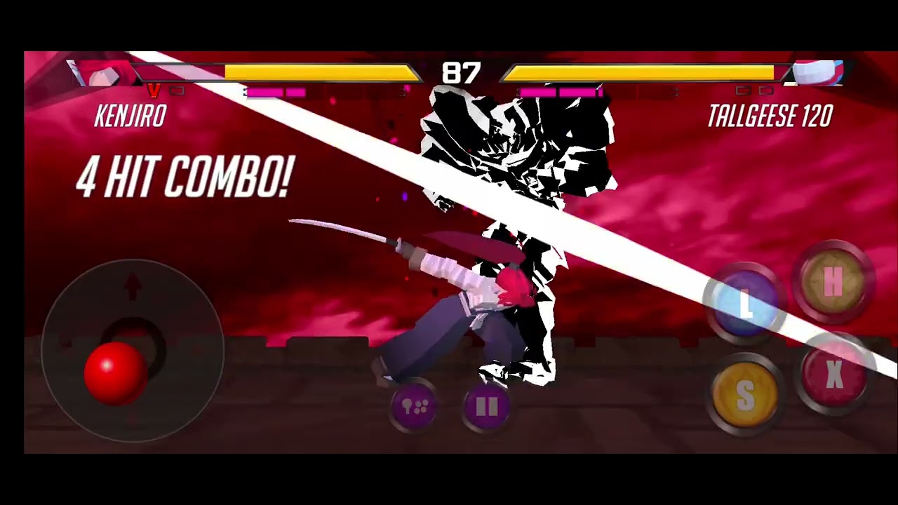 Vita Fighters Mobile - Kenjiro Vs Tallgeese 120 (Boss)