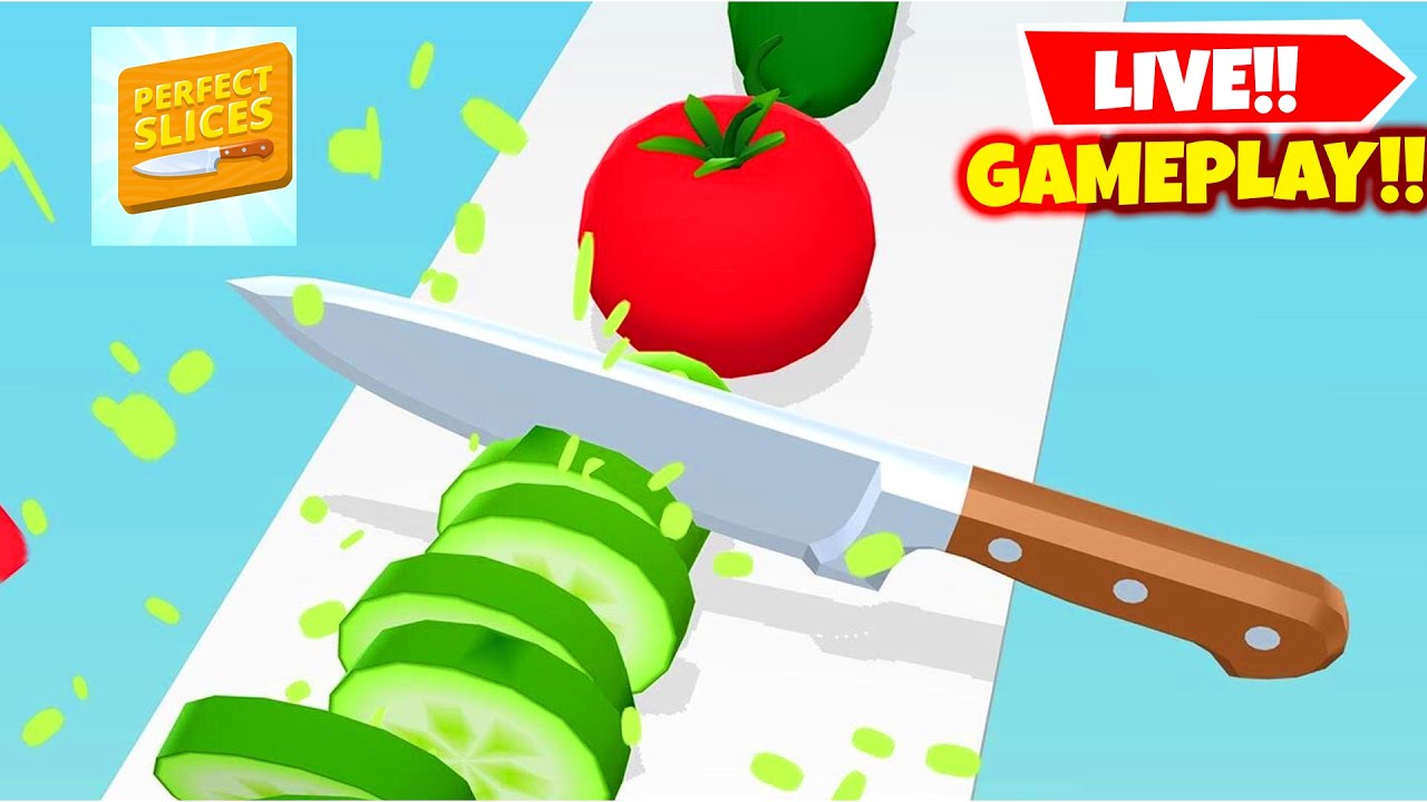 LIVE | Perfect Slice Gameplay Satisfying Cuts 🔪#shorts #shortsfeed #gaming #viral