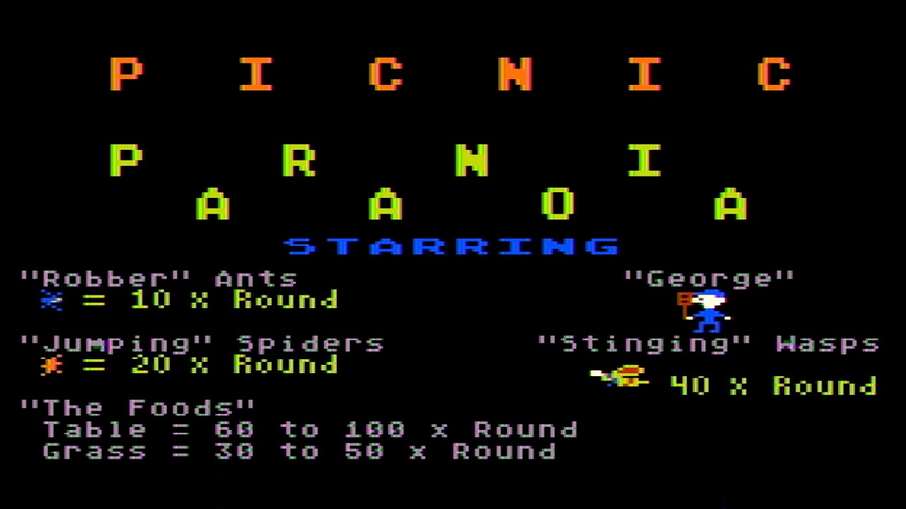 Picnic Paranoia (Atari XL/XE)