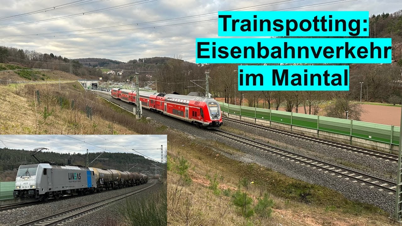 Trainspotting: Bahnverkehr im Maintal (Heigenbrücken und Umgebung)