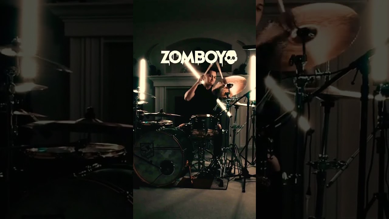 Zomboy is on Fire 🔥 Superb Drumming #shorts