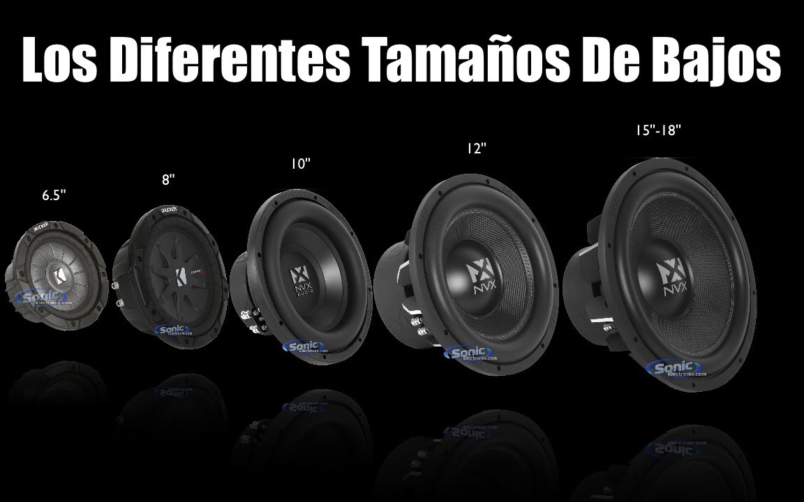 Los Diferentes Tamaños De Bajos