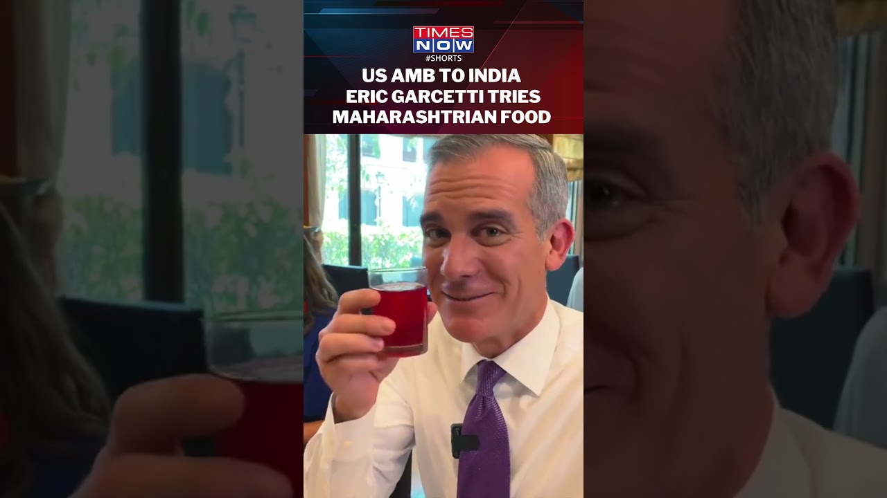 US Amb To India Eric Garcetti Tries Maharashtrian Food In Delhi #shortsfeed #shorts #timesnow