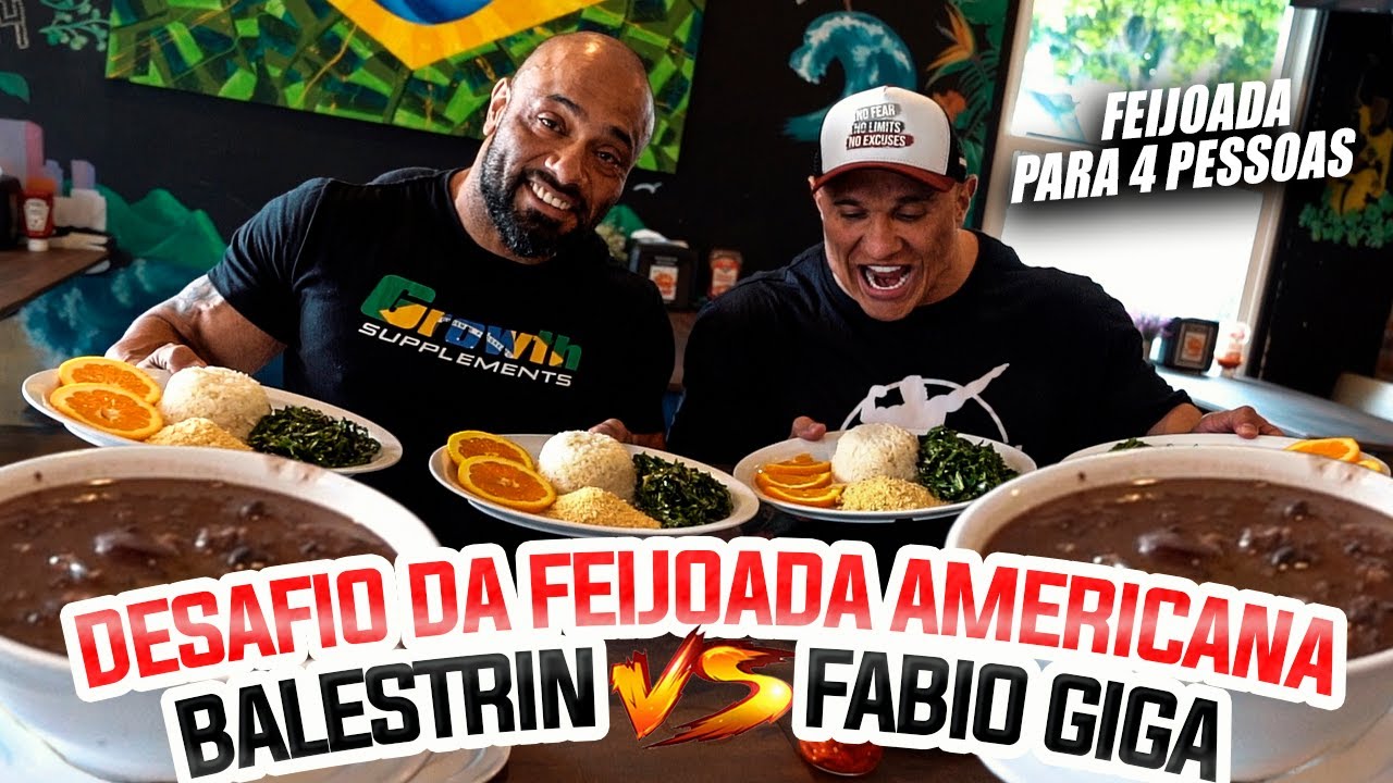 DESAFIO DA FEIJOADA CALIFORNIANA - BALESTRIN VS FABIO GIGA !!!