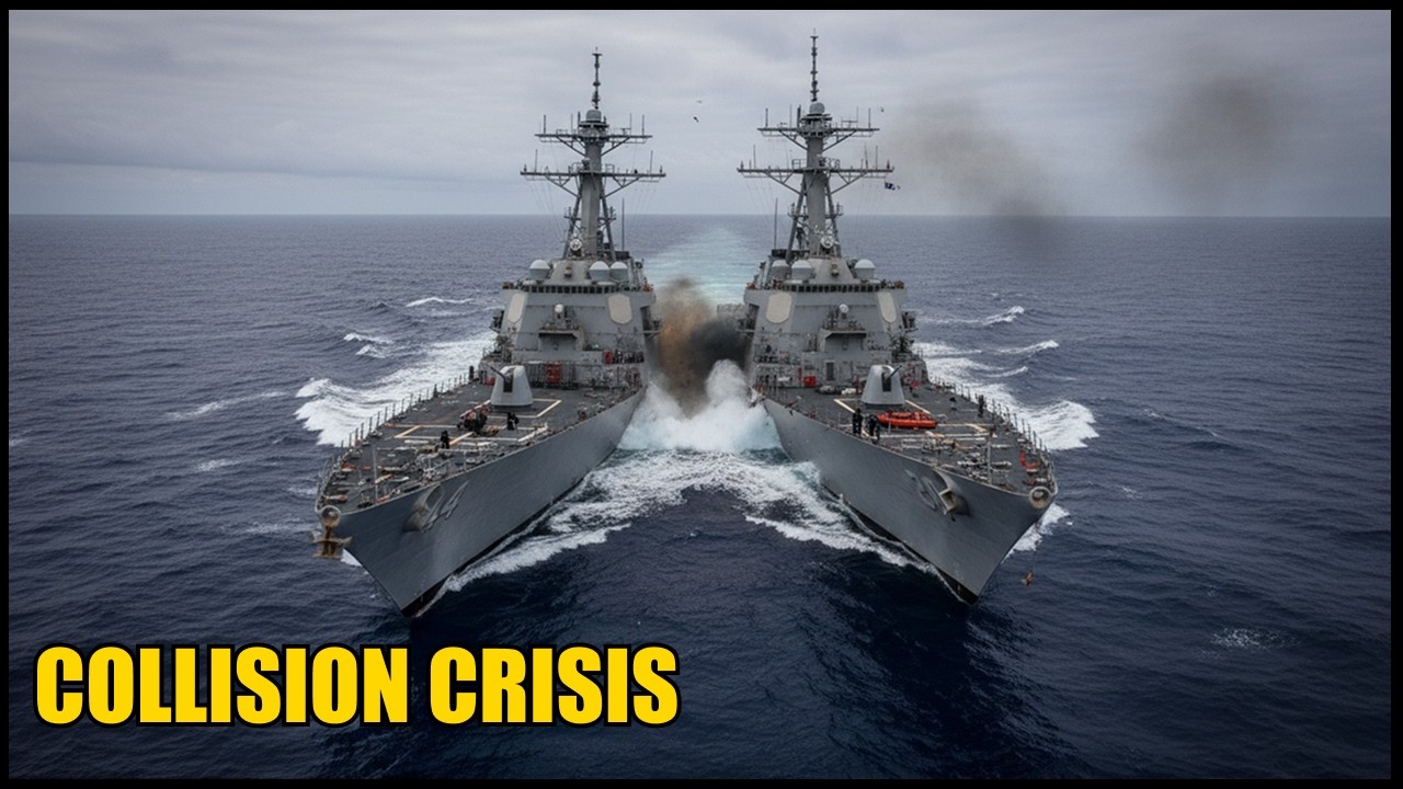 US-China Ships Collide