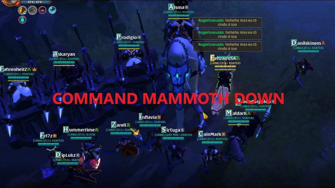 FULL REAPERS - COMMAND MAMMOTH DOWN (3 BALLISTA TRAP) - ARCH MASSACRE - ALBION PVP - VOL 27.